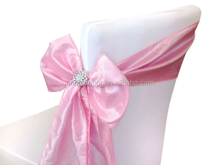 Hot-selling Satin Chair Sash for Wedding Banquet Decoration