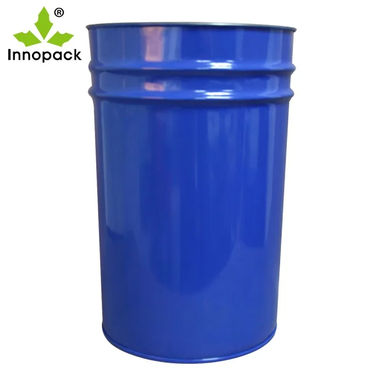 60l 120l 200l Conical Steel Metal Drum With Lock Ring Lid And Handle