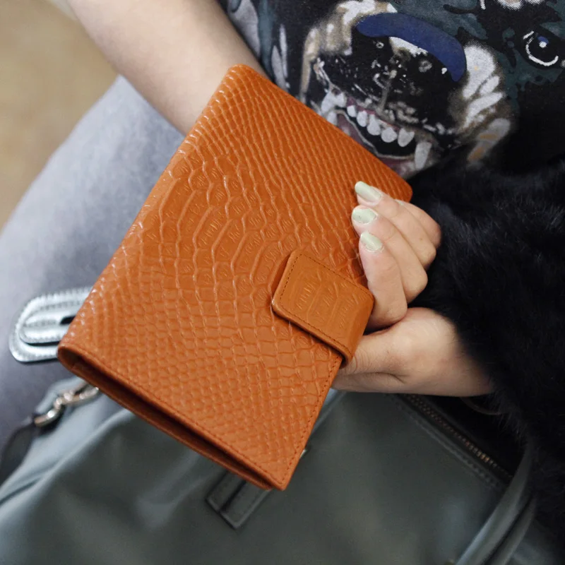 Ladies Colorful Slim Genuine Leather Women Clutch Cell Mobile Phone
