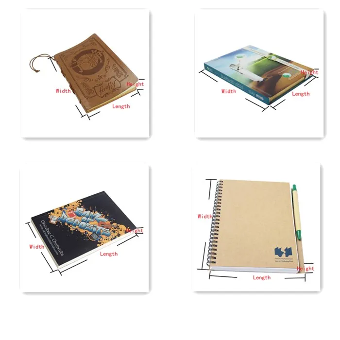 Eco Friendly Kraft Paper Handmade Brown Kraft Paper Notebook Recycled