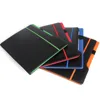 Customize A4 / B5 / A5 / A6 Pu leather notebook with elastic band / ribbon / pocket