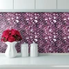 Popular wallpaper peel N stick Mono hexagon wall tile sticker decorative mosaic