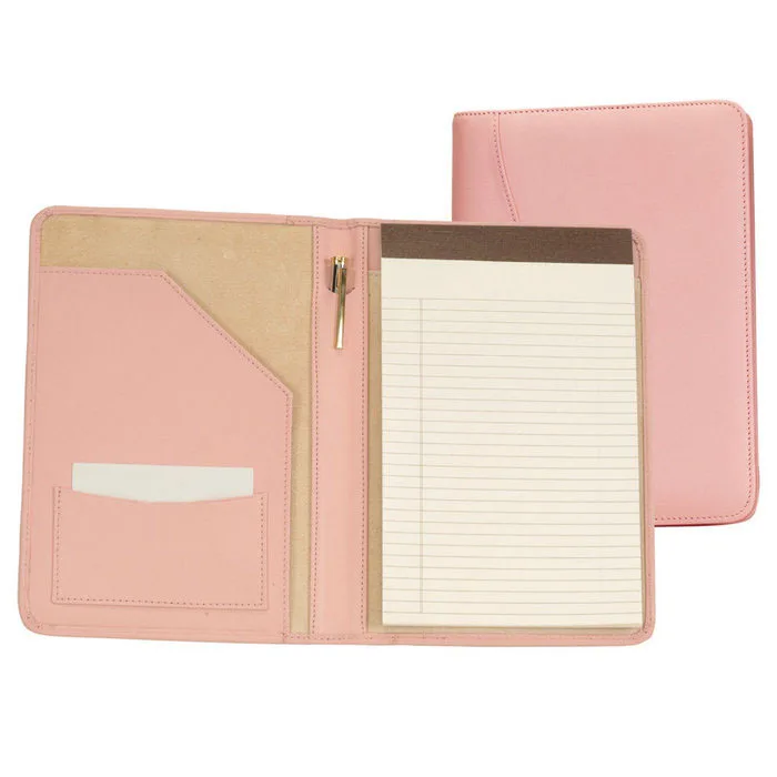 A4 A5 Leather Pink Conference Folder Buy Pink Conference Folder,Leather Pink Conference Folder