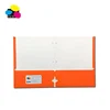 ECO-Friendly Lehui High Quality Letter A4 Size Orange Two Pockets Paper File Folder