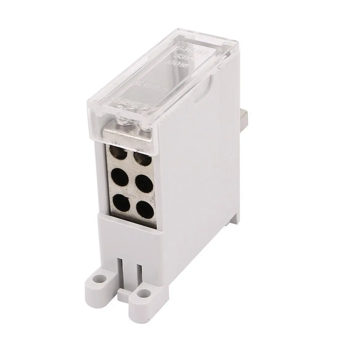uxcell DZ47 Switch Terminal Wire Barrier Block 1 Inlet 6 Outlet for Miniature Circuit Breakers