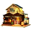 Wood material and educational toy made in china style 3d diy wooden toy boy doll house furniture