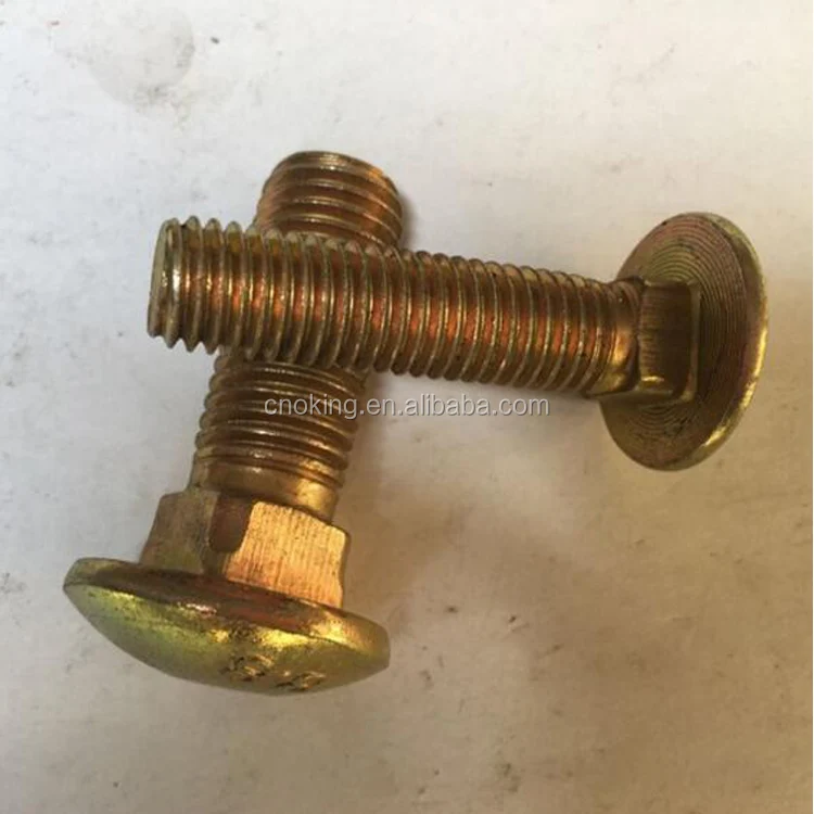 Funiture Hardware Din603 M15 M20 M25 Cup Head Brass Carriage Bolts