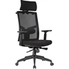 High back adjustable back height and headrest boss task mesh computer ergonomic office chair with 3D arm and cloth hanger