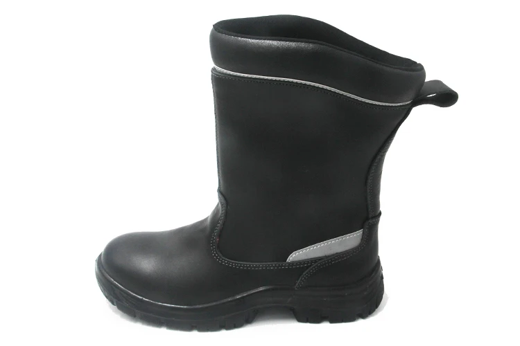 High Cut Farmer Labour Work Boots Oil Acid Resistant Oil And Gas Filed