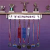 Trophy shelf with medal holder Wall mounted trophy rack Medal display hanger