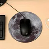 Moon Shaped Gaming Mouse Pad Portable Locking Edge Mousepad Rubber Mouse Mat Round Keyboard Mat Table Mat For Dota for Gamer