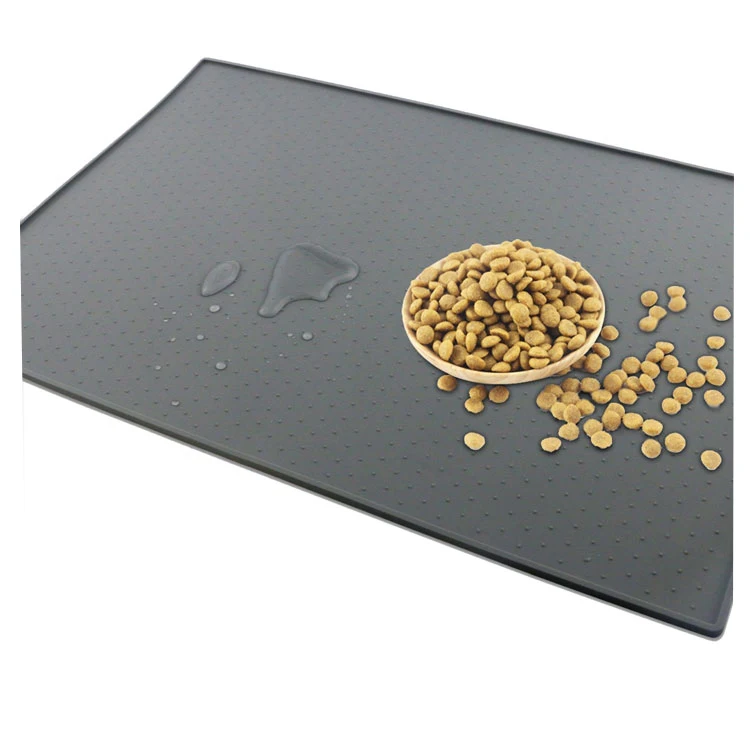 Food Grade Silicone Bowl Mat Non Slip Silicone Pet Feeding Heated Mat