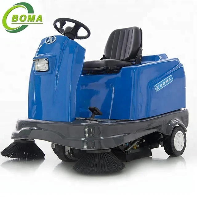 zero emissions floor sweeper car for city sanitation