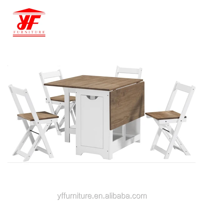 Featured image of post Space Saving Foldable Dining Table And Chairs - My dining room is 9 foot 6 inches wide.