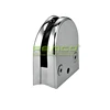 Stainless steel/zinc alloy D shape punching/casting-zinc glass clamp clip glass holder