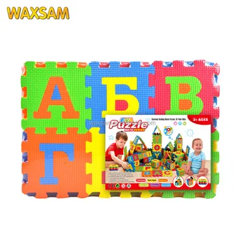 letter puzzle mat