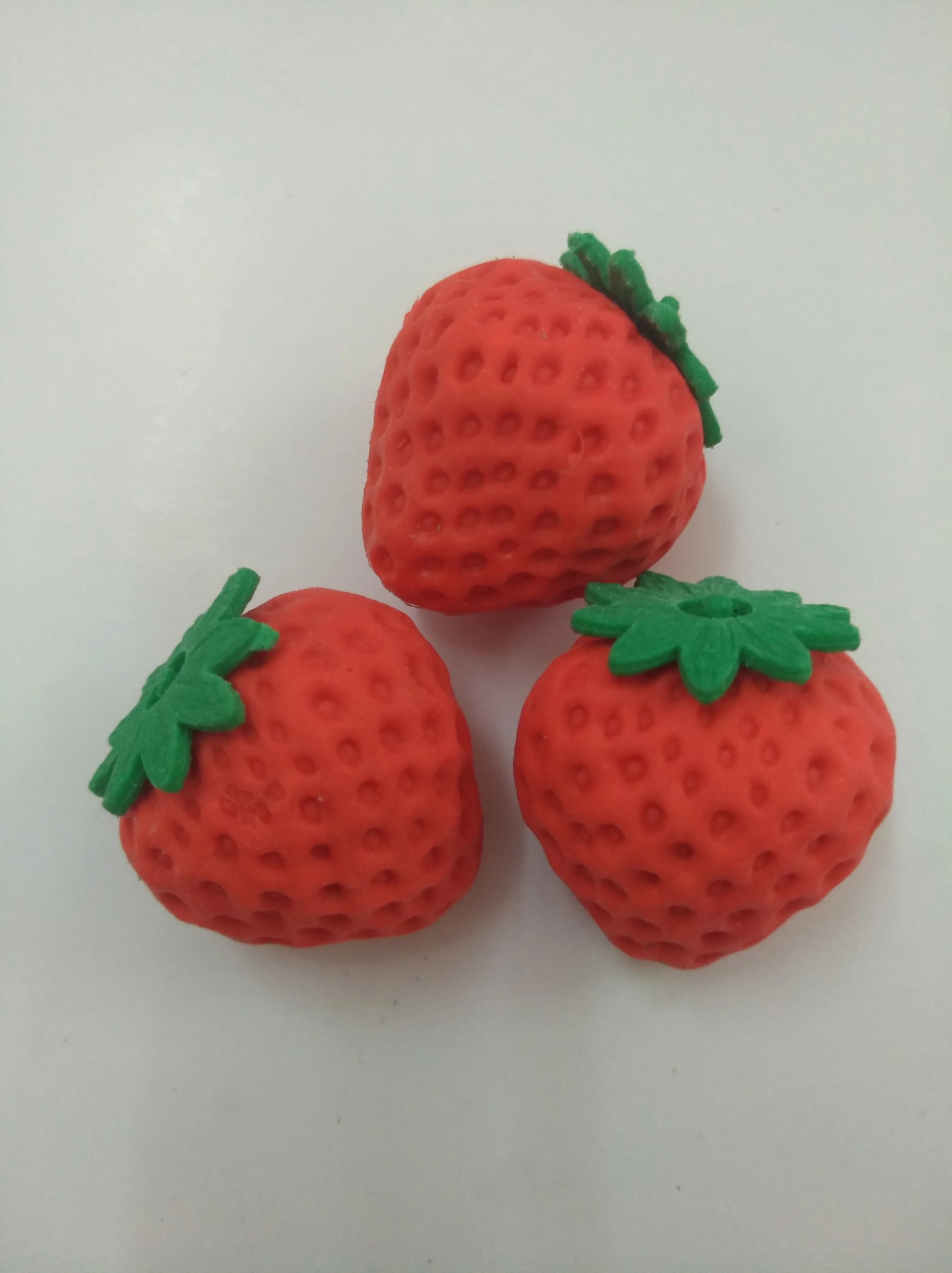 便宜的香味 3d 橡皮为孩子草莓形橡皮