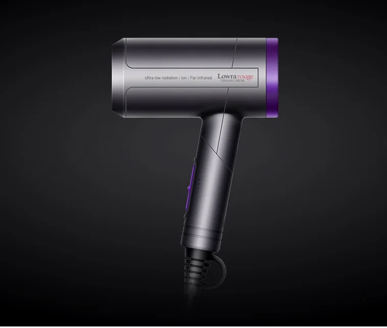 Foldable Low Radiation Negative Ion Hair Dryer With Farinfrared