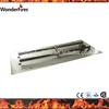 Outdoor stainless steel linear drop-in fire pit pan firepit bowl