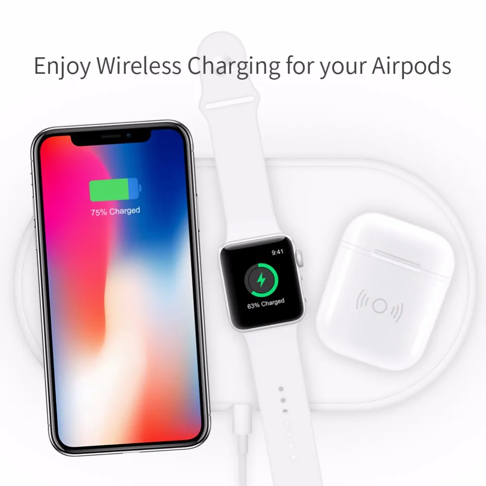 The Latest Design Portable Qi Standard Wireless Charging