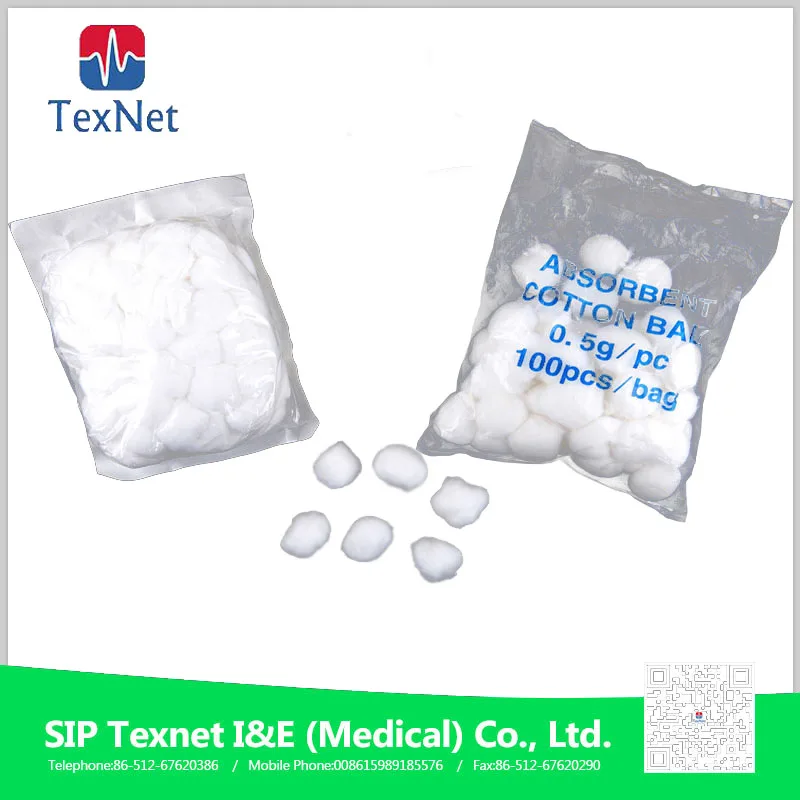 High Quality Disposable Medical Use Surgical Cotton Ball With Ce