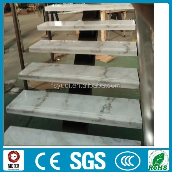 marble straight stairs