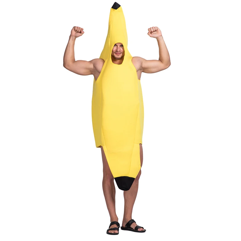 Wholesale Funny Fruit Banana Cosplay Jumpsuit For Adult Halloween