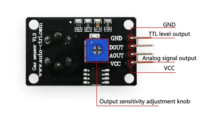 Custom Price Mq-4 Mq 4 Natural Leakage Transducer Detection Module Mq4 ...