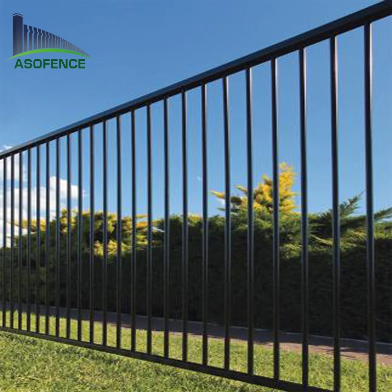 Steel Hercules Security Fencing Tubular Palisade Fences Ornamental