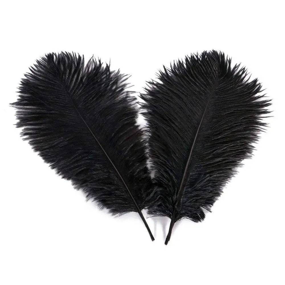 large black ostrich feathers