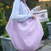Personalized Oversized Seersucker Hobo Bags Beach Bags