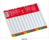 pp index file with plastic tab