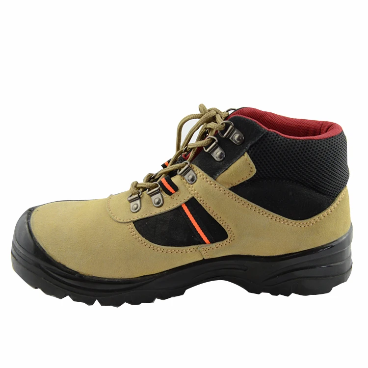 Ug-198 Feet Protective Ce En 20345 Suede Leather Work Laced-up Safety ...