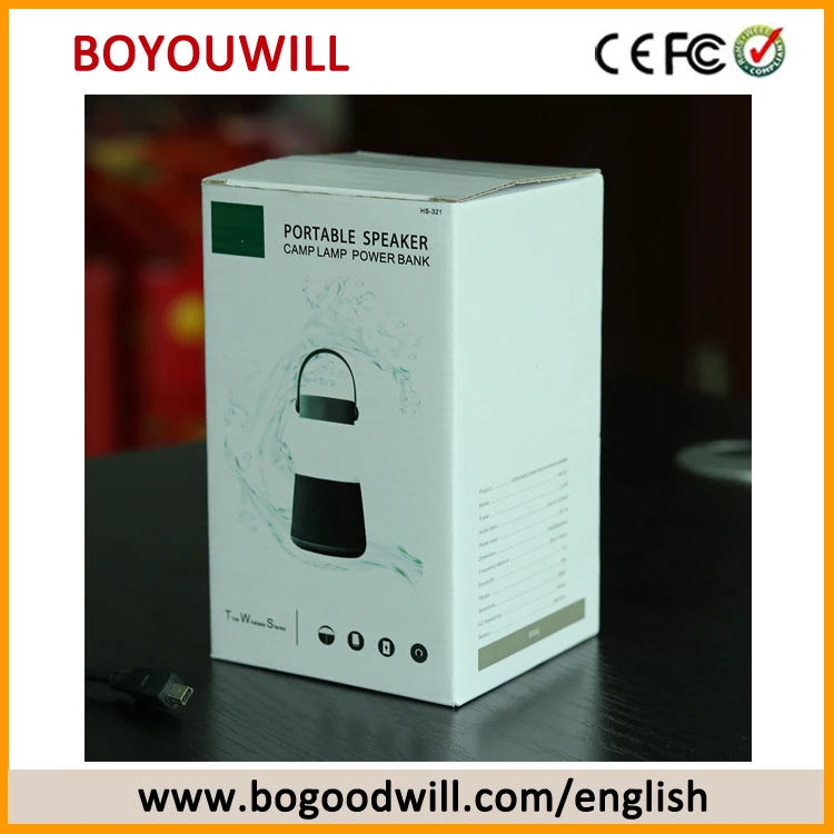 Led Light Waterproof Speaker With Camping Lantern Buy Outdoor Camping