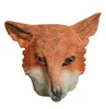 Fox Nature Latex Mask Full Headgear Christmas Halloween Easter Cosplay