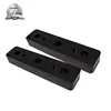 Black anodized aluminum spacer block accessories for v slot profile