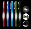 5 functions light up laser logo pen phone holder pen with LED light