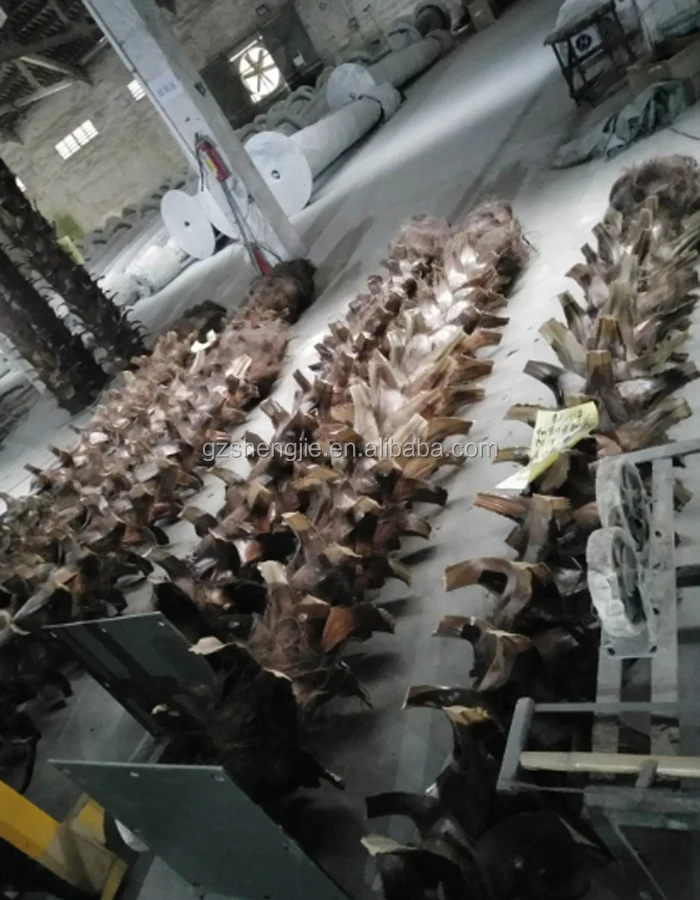 Factory Supplier Large Plastic Preserved Palm Tree With Artificial Palm