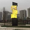 outdoor airport led display board meta Twist Tower sign advertising display
