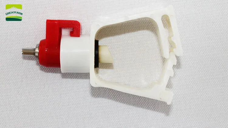 GREAT FARM Plastic Chicken Nipple Drinker Poultry Waterer For 22mm Square Tube