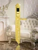 Low static power consumption Automatic repair and memory Zinc Alloy 24K gold High-end villa smart door Lock