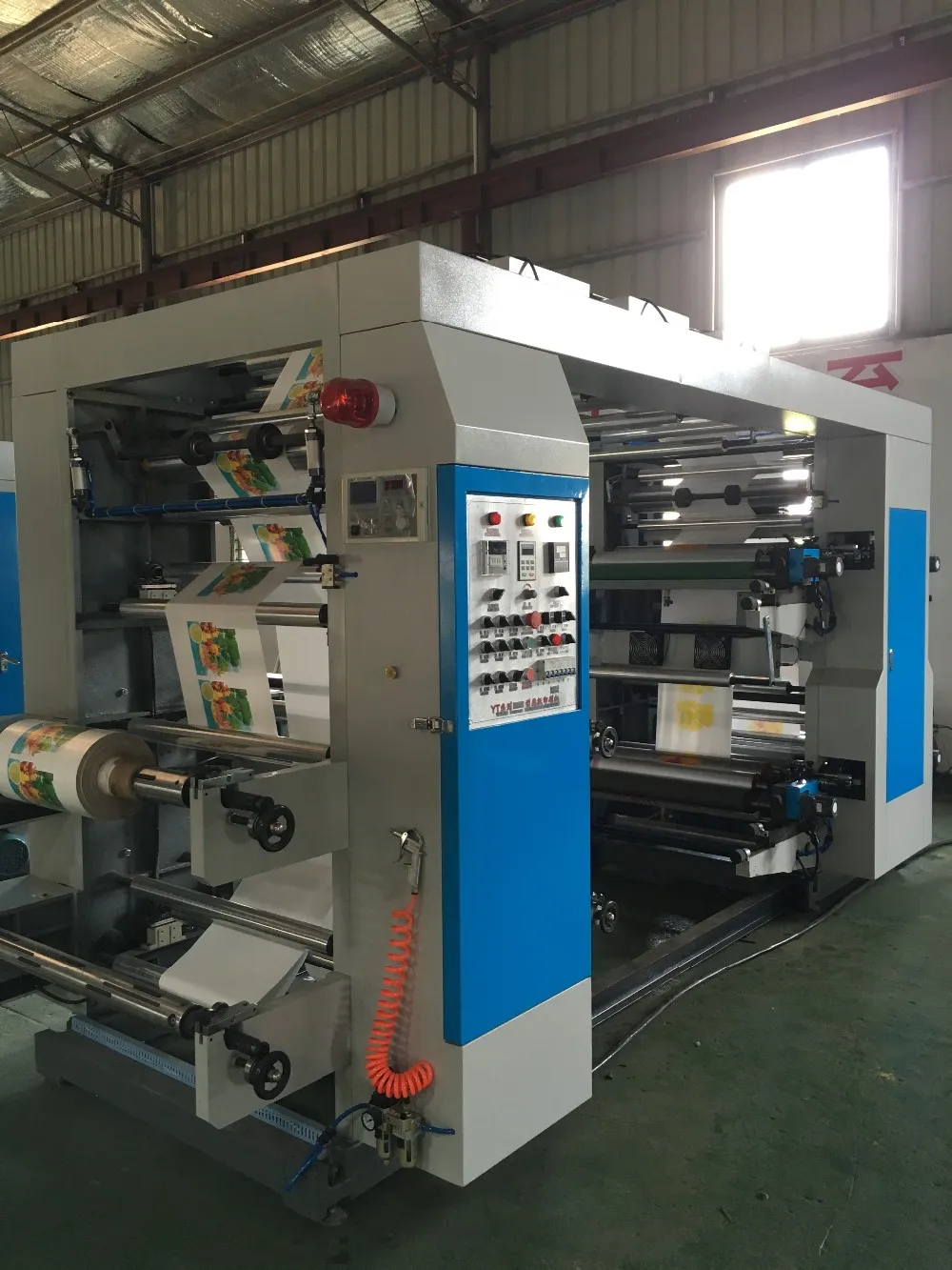 Kraft Paper Bags Roll Flexo Printing Machine With Water Based Ink Buy