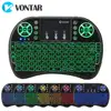 7color backlit i8 English 2.4GHz Wireless Mini Keyboard Air Mouse for Android TV BOX computer keyboard gaming remote control
