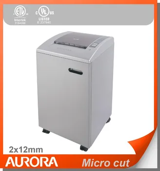 Aurora As1540cd Plastic Paper Shredder 15 Sheet A4 Micro Cut Aurora As1540cd Plastic Paper Shredder 15 Sheet A4 Micro Cut 2x12mm Heavy