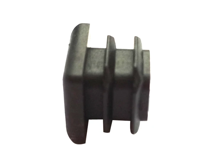 Black Square Plastic Tube Insert End Caps For Steel Aluminum Tube Buy