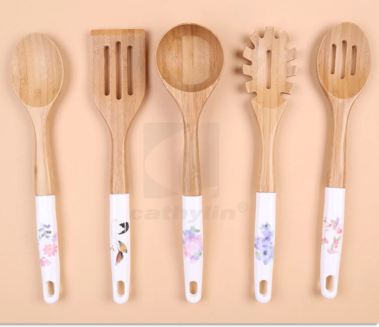 Cathylin Chinese Wooden Kitchen Cooking Tools,Bonny Kitchen Utensils