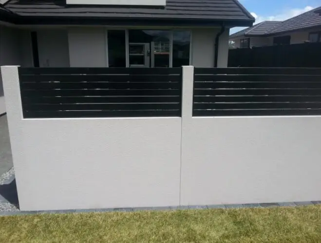 Metal Privacy Fence Panels Aluminum Black Wall Slat White Garden Fence
