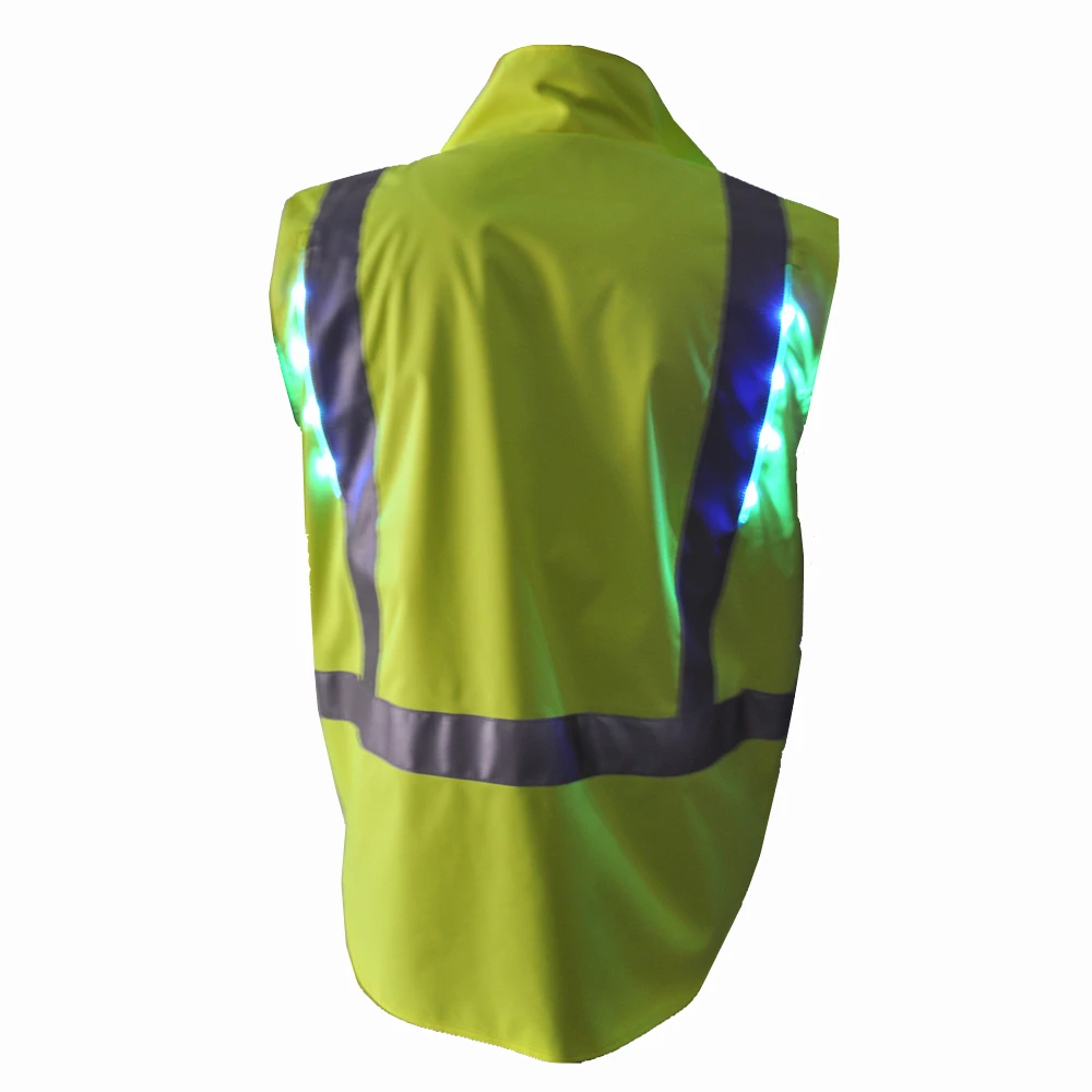 Wholesale High Vis Led Safety Reflective Jacket Buy Reflective Safety
