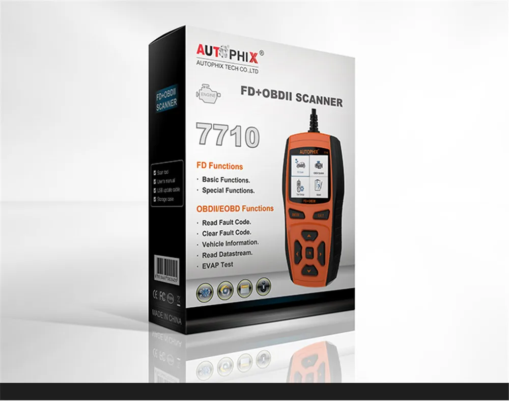 Autophix 7710 Car Engine Fault Code Reader Diagnostic Scan Tool Fd