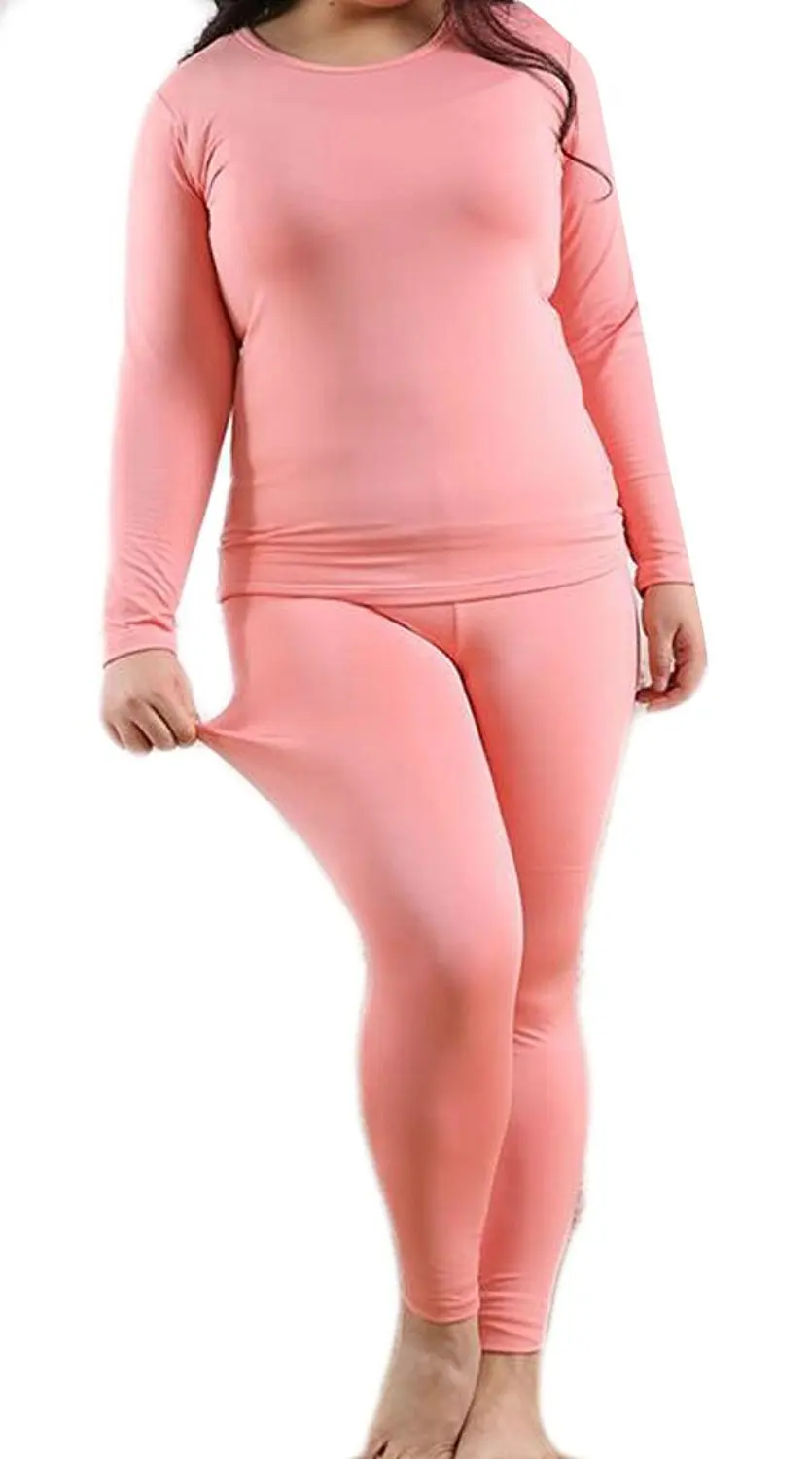Nanquan Men Casual Thermal Underwear Long Johns Set Base Layer